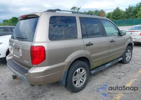 2004 Honda Pilot Ex-L from USA, damaged, VIN 2HKYF18624H599461